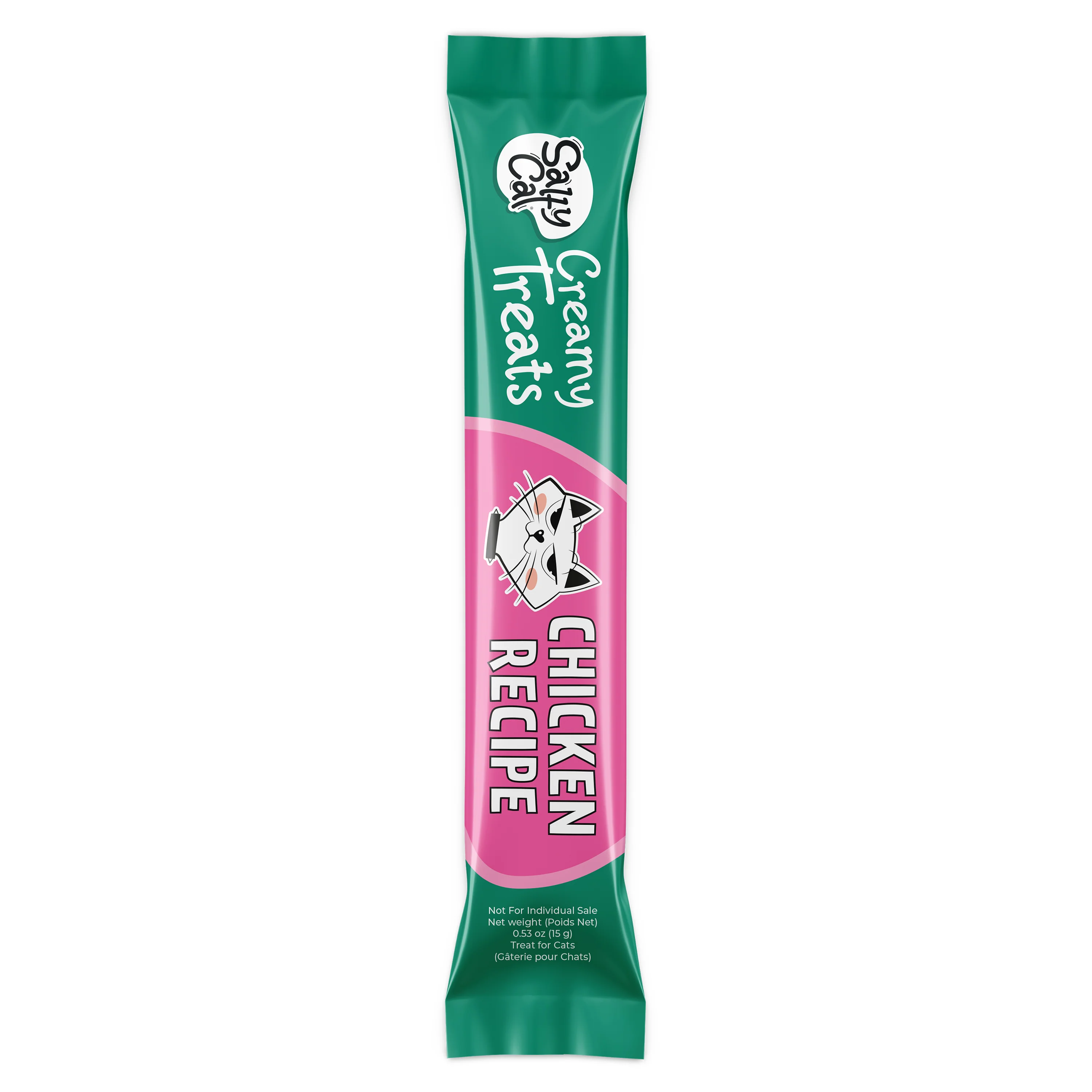 Salty Cat Purée All Day Natural Creamy Tuna, Salmon & Chicken Tube Treats for Cats, 72 Tubes - Image 4