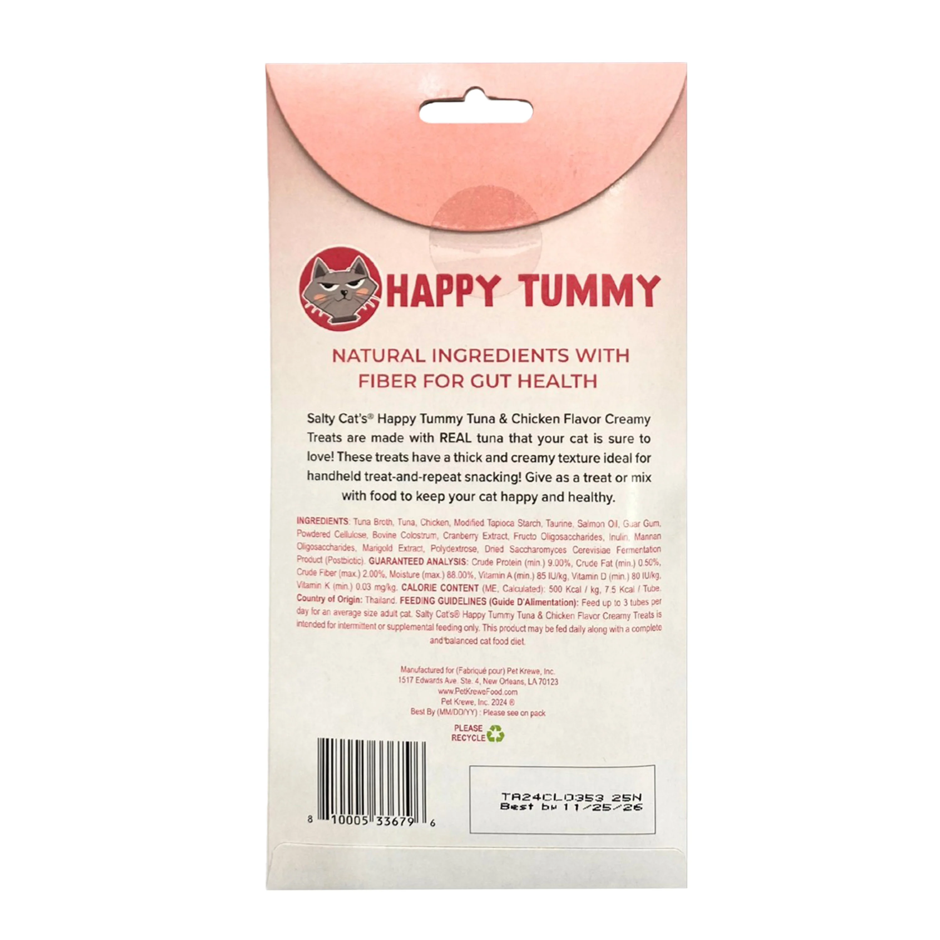 VitaCat by Salty Cat Happy Tummy Natural Treats for Cats, 15g x 48 Tubes - Image 5